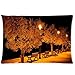 Produktbild Custom Pillowcase DIY Fashion classic POP City street benches lights park evening Pillowcases Pillowslips Roomy in Size 20