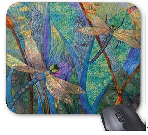Preisvergleich Produktbild Bunte Libellen Mauspad 7 x 8,66 Zoll
