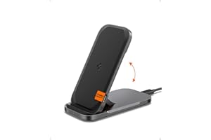 Spigen [Zaprojektowana dla Samsunga] Qi Flex True 15W Super szybka bezprzewodowa ładowarka do Samsung Galaxy S23 Plus Ultra Z Fold Flip 4 3 S22 Note 20 S21 S20 Note 10 i innych [Bez adaptera w