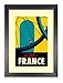 Produktbild Tour de France 1 Gerahmtes Poster, A4, Vintage, Foto, Fahrrad, Mode, Grafikbild, Schwarz-Weiß, Foto, Old, Retro, Druck Oldschool