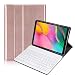 Produktbild Ipad/Tablette Schutzhülle, Für Samsung Galaxy Tab S5e 2019 SM-T720 T725 10.5 Zoll Intelligentes Magnetisch Folio Ledertasche Ständer Anti-Fall Hüllen Abdeckung Mit Bluetooth-Tastatur (roségold)
