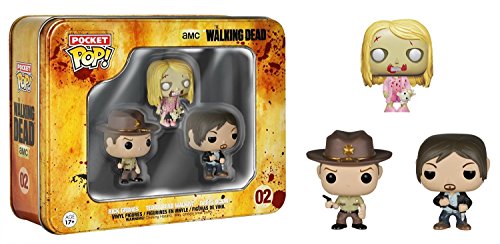 Funko - Pack 3 Figurines Walking Dead Pocket Pop 4cm - 0849803047993