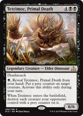 MTG - Rivals of Ixalan - Tetzimoc, Primal Death 086/196, Rare, New, Mint