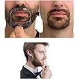 Goatee Beard Shaper Outliner Template for Men, Goatee & Beard Trimming Shaving Kit, Saves Time (Goatee + beard Shaper - transparent)