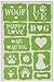 I Love To Create Plastic Painted By Me (TM) Bake At Home Stencils-Pets