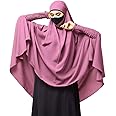 Bashariya Instant Ready To Wear Khimar Hijab With Adjustable Mouthpiece In Firdaus Fabric (KHMR-044)