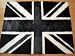 Grey Union Jack Non Slip Machine Washable Sheepskin Style Kids Rug. Size 70cm x 100cm