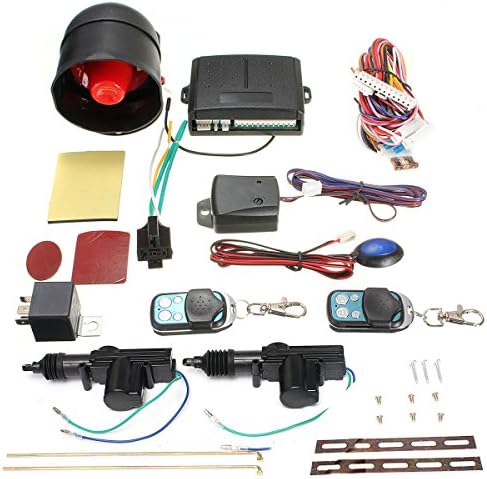 Flying Colourz Universal Vehicle Central Locking Remote Kit Car Alarm Immobiliser Shock Sensor