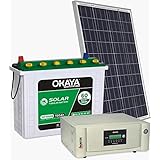 Microtek SPGS Combo Image of MICROTEK Solar PCU 1435 + 150AH OKAYA Solar Tubular Battery + 150W MICROTEK Solar Panel 2 Nos.(P