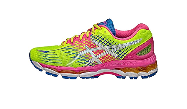asics pink yellow