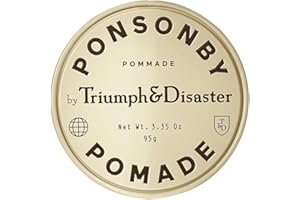 ‎TRIUMPH & DISASTER Triumph & Disaster Ponsonby Pomade 95g - Mittlere, nicht fettige Hochglanz Petroleumfreie Haarpomade mit Blut des nährenden Drachen, Harakeke und Arganöl