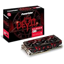 PowerColor AXRX580 8GBD5-3DH/OC Grafikkarte, 8GB Speicher grau
