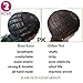 RZWD Short Straight Mix Color Fashion Full Bangs Soft Touch Bob Wig