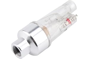 Jeffergarden Filtro per pistola a spruzzo Raccordi per tubi flessibili Raccordi per vernice Airbrush Filtro aria mini filtro per l'umidità Raccordo 1/8 "