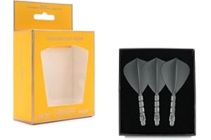 CUESOUL ROST T19 Asta per dardo Integrata e Forma di Aquilone da Volo, Set da 3