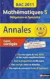 Image de Maths S obligatoire et spécialité : Sujets corrigés