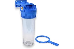 MGidea porta filtro contenedor Cartucho sistema filtración agua oring llave anillo soporte tornillos conexión latón 1" 1/2" 3/4 (1/2" (20,67 mm))