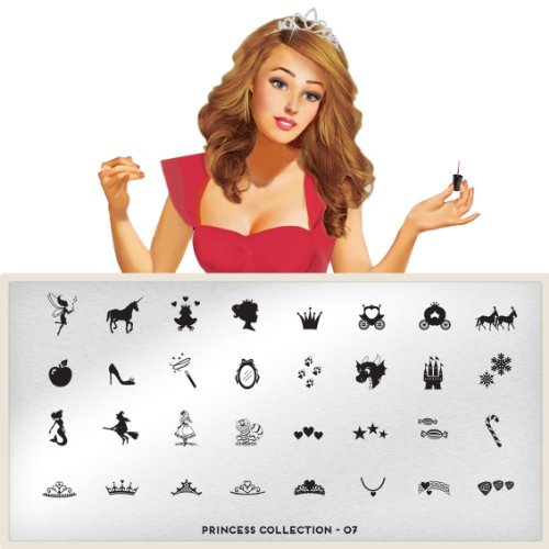MoYou-London Nail Art Image Plate Princess Collection - 07
