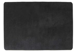 BELTI Alfombrilla de baraja de Cartas de póquer Profesional Negra de 3 tamaños Trucos de Magia Apoyos de Mago Coin Pad