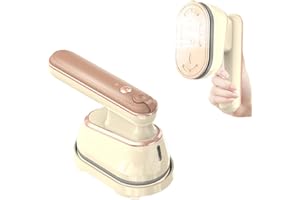 ZEBBYEE Ferro Verticale a Vapore,Mini Professionale Ferro da viaggio 800W Vapore Potente e Continuo per Facile Rimozione delle Pieghe a Casa e in Viaggio