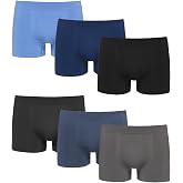 Channo Solid Color Seamless Lycra Boxer Briefs
