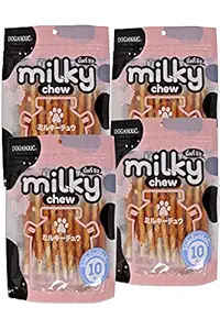 Dogaholic| Dog Treats | Favorite Flavors Available with Multi Packs (Chicken Stick Style,Pack of 4)