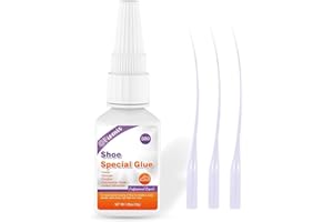 Viomis 30g Shoe Glue - Instant Shoe Glue Sole Repair, Professional Grade Super Shoe Fix Adhesive, Clear Waterproof Quick Dry Shoe Glue for Soles Boots Sneakers Heels Hiking Shoes Leather Handbags
