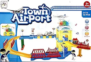 Saiyanshi Town Airport with Tower, Rotating Air Plane & Metro Train