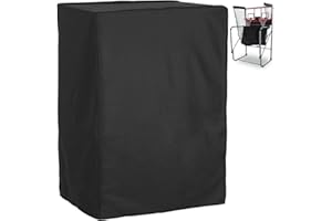 Skyour Housse de jeu d'arcade de basket-ball, pliable, double tir, couverture de machine de tir de basket-ball, étanche, anti-poussière pour intérieur et extérieur