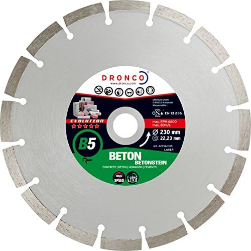 DRONCO Evolution B5 Drive tronzador for Concrete (Diamond), B5-230