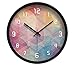 Produktbild OOFYHOME Wanduhr Persönlichkeit Uhr Mode Uhr Stille Nicht tickende Runde Uhr Wand Dekoration für Wohnzimmer Schlafzimmer Büro Küche-Metallrahmen , S