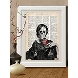 impression, illustration, squelette, anatomie, crâne sur le livre ancien, #SQ12