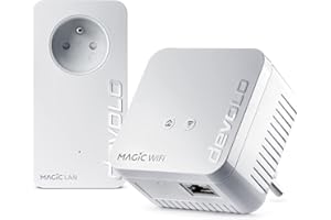devolo Magic 1 – zestaw 1200 Wi-Fi mini Multiroom: kompaktowy zestaw z 3 adapterami Powerline, zapewniający zasięg W-Fi w wielu pomieszczeniach