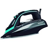 Cecotec Steam Iron 3D ForceAnodized 750 Smart. 3100W, Steam Stroke 200 g/min, Double Anodized Sole, LCD Display, Anti-Calcula