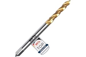 AM-Zerspanungstechnik Gewindeschneider M3-M30 | Hochwertiger Gewindebohrer | Universeller Sacklochgewindebohrer Handgewindebohrer & Maschinengewindebohrer in Einem - Sackloch HSS-TIN, M3 x 0,5