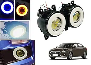 Autofasters Car Led Lens Projector Fog Light With DRL & indicator For Swift, Ritz, Swift Dzire, Baleno, WagonR, S Cross, XL6, Ertiga, SX4, Ignis, Ciaz, Brezza, celerio, Kwid , Nexon , Belta, Glanza, urban cruiser Harrier, safari