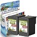 Produktbild 2X Druckerpatronen als Erstaz für HP 27 schwarz XL geeigent für Hp OfficeJet 5600 5605 4300 5610 4300 Series 4352 5615 5605Z 5608 5609 5615 5610XI (2x schwarz)