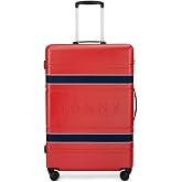Tommy Hilfiger Las Vegas Large Hard Luggage- Red & Navy...