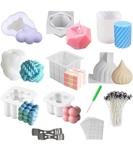 Kit De Mèches Pour Bougies - 61 Mètres De Mèche Coton + 100 Porte-mèches - Sans Fumée Et Inodore - Pour Fabrication Bougies Maison