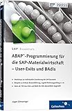 ABAP-Programmierung für die SAP-Materialwirtschaft - User-Exits und BAdIs (SAP PRESS) by 