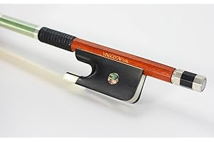 Arco de contrabajo marrón Pernambuco estilo francés 4/4 Tamaño VINGOBOW 800BF Nivel maestro para jugadores profesionales