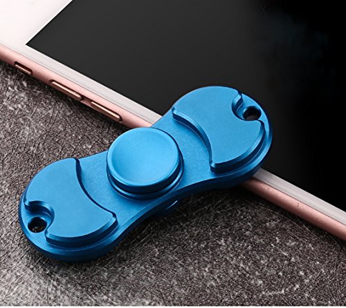 Hand Fidget Spinner Metal Zinc Alloy EDC Spinners Focus Toy, High Speed 2-5 Minutes Spins with Spare Bearing (Blue) Hand Fidget Spinner Metal Zinc Alloy EDC Spinners Focus Toy, High Speed 2-5 Minutes Spins with Spare Bearing (Blue)