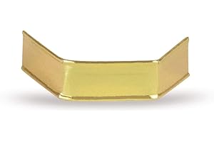 Elke-Plastic U-Clipse Gold I 33 mm I 1000 Stück I Wiederverwendbare Clipbandverschlüsse für Tüten zum befüllen, Cellophantüten, Plätzchentüten, Kekstüten, Gebäcktüten