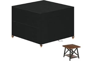 VANSHEIM Pokrowiec na meble ogrodowe, wodoszczelny, pokrowiec na meble ogrodowe, ochrona przed promieniowaniem UV 420D, tkanina Oxford 80 x 80 x 80 cm