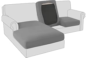 BXFUL Copriseduta Divano Elasticizzato in velluto Fodera per Cuscino ad Alta Elasticità Cuscino per Divano Fodera per mobili Coprisedile per Divano Fodere per Cuscino (1 posto,Grigio scuro)