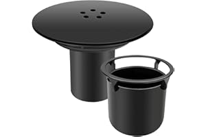 UCEC Shower Drain Cover Replacement, Shower Drain Cover，115 mm Shower Tray Drain Cover, Removable Top Fitting Cap Parts