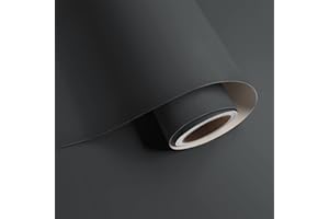 VaryPaper Ciemnoszara tapeta, samoprzylepna tapeta o grubości 40 x 8 m do sypialni, na blat roboczy, winylowa okładka, zmywalna, winylowa folia do szafek kuchennych, naklejek, łazienki, szafy,