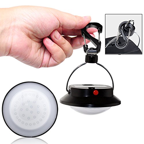 Sidiou Group 60 LED Outdoor Indoor Camping Licht 18650 Fern Tragbare Lampenschirm Kreis Zelt-Laterne-White Light Campingplatz Hängelampe - 5
