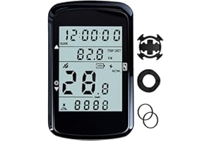 KHIRONHIVE GPS Enabled Bicycle Wireless Computer Speedometer and Odometer, 2 4 Inch LCD, Backlight Support for Visibility, Perfect for Long Rides