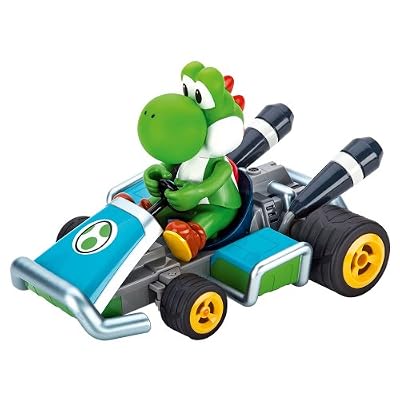 Carrera RC - 162061 - Radio Commande, Véhicule Miniature - 2,4 GHZ ST - Mario Cart 7 - Yoshi - Echelle 1:16